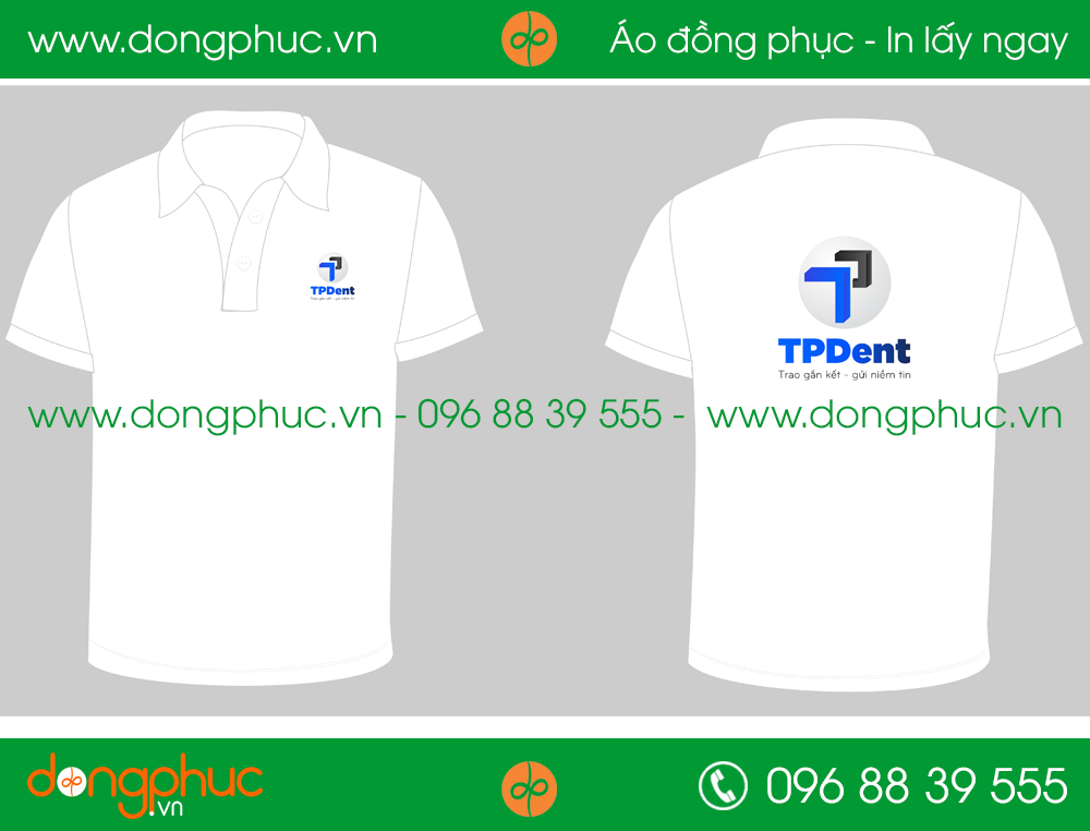 Áo phông đồng phục công ty TPDent